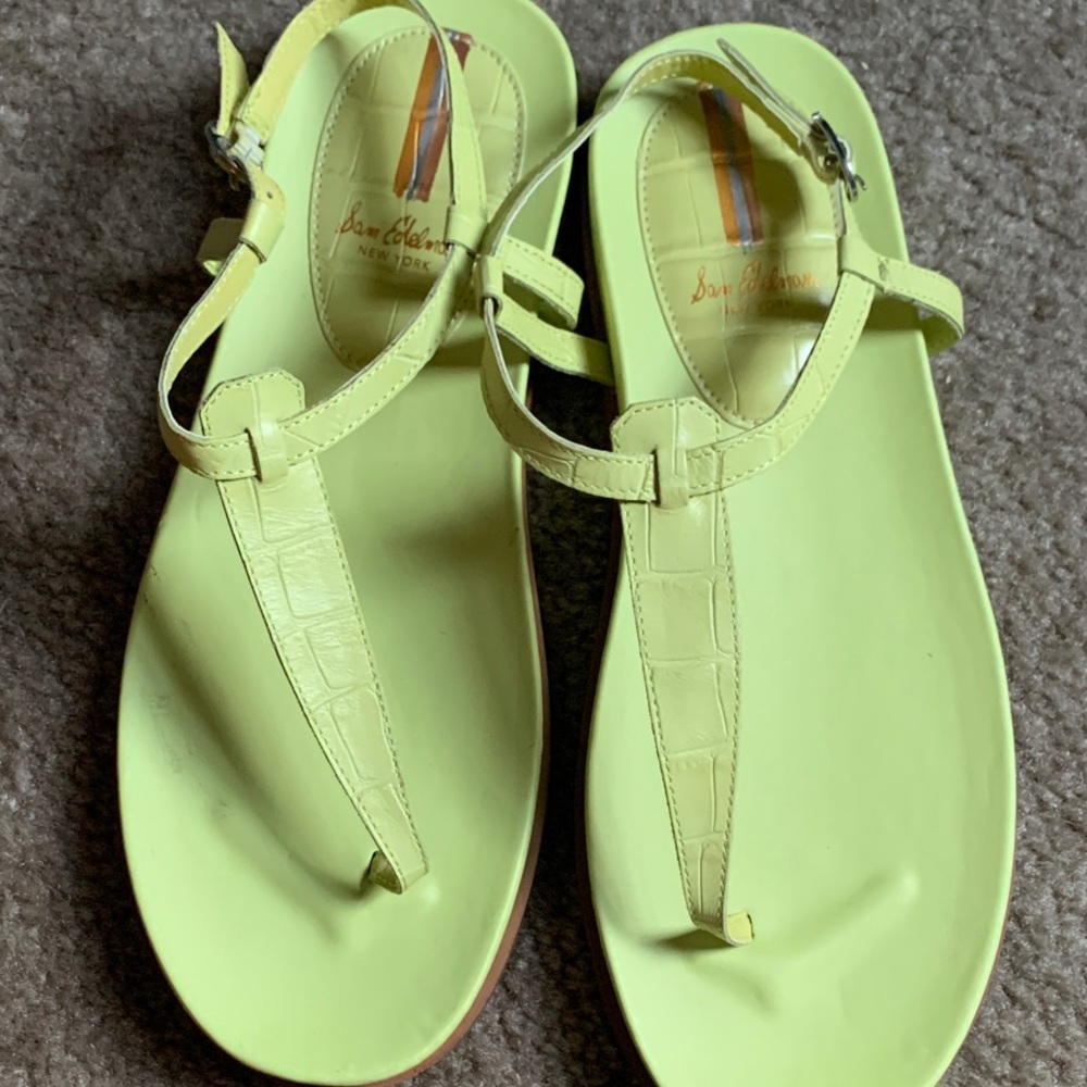 Sam Edelman Thong Sandals Naomi Gorgeous Sz 9 Resortwear Vacation Cruise Shoe